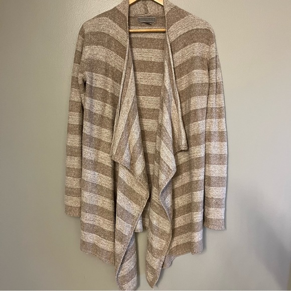 Barefoot Dreams Bamboo Chic Lite Cardigan Size S/M Calypso Waterfall Open Front - Picture 6 of 14